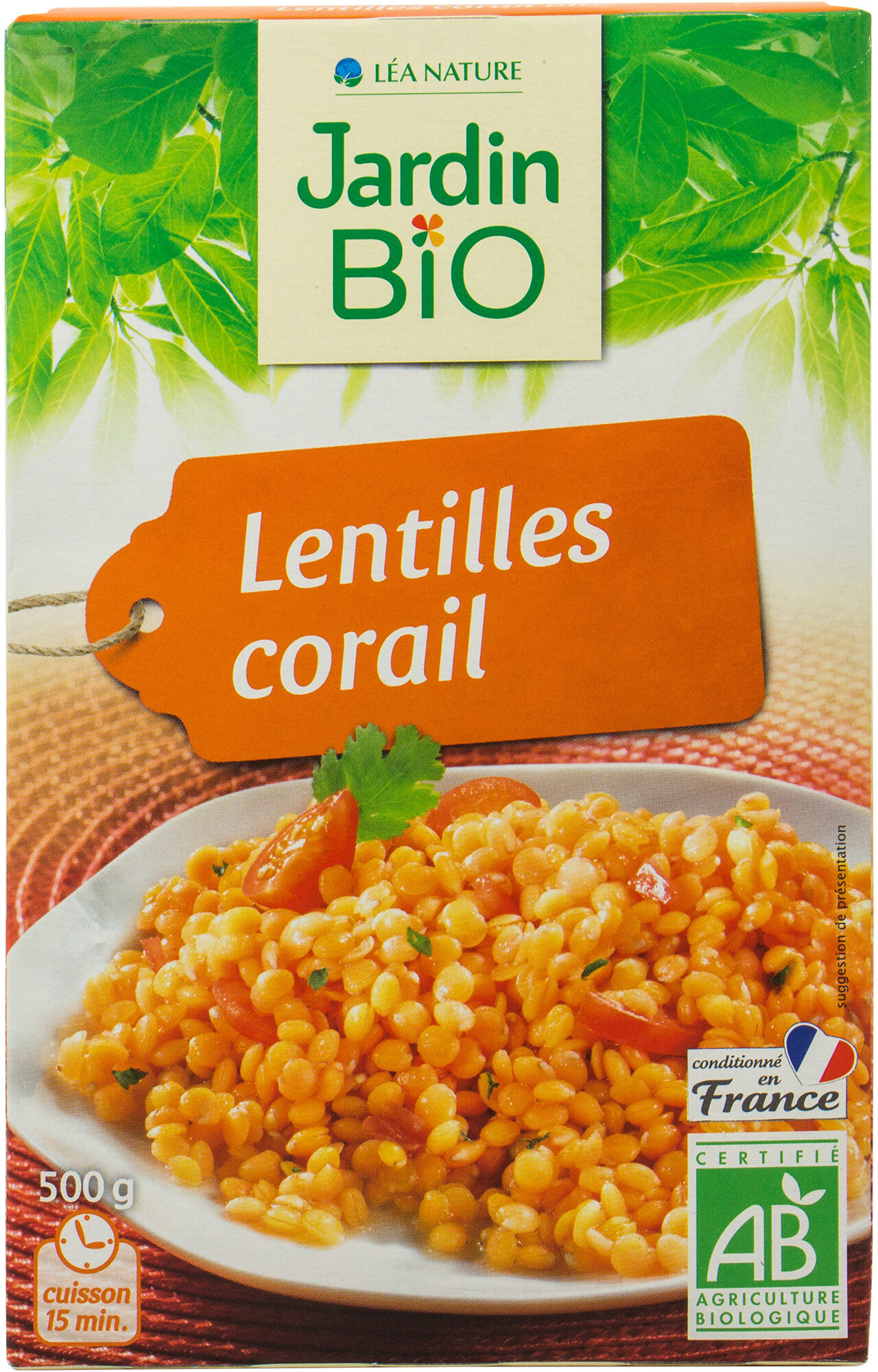 Lentilles corail - Produit - fr