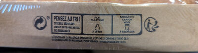 La galette sablée fourrage framboise bio 480g - Instruction de recyclage et/ou informations d'emballage - fr