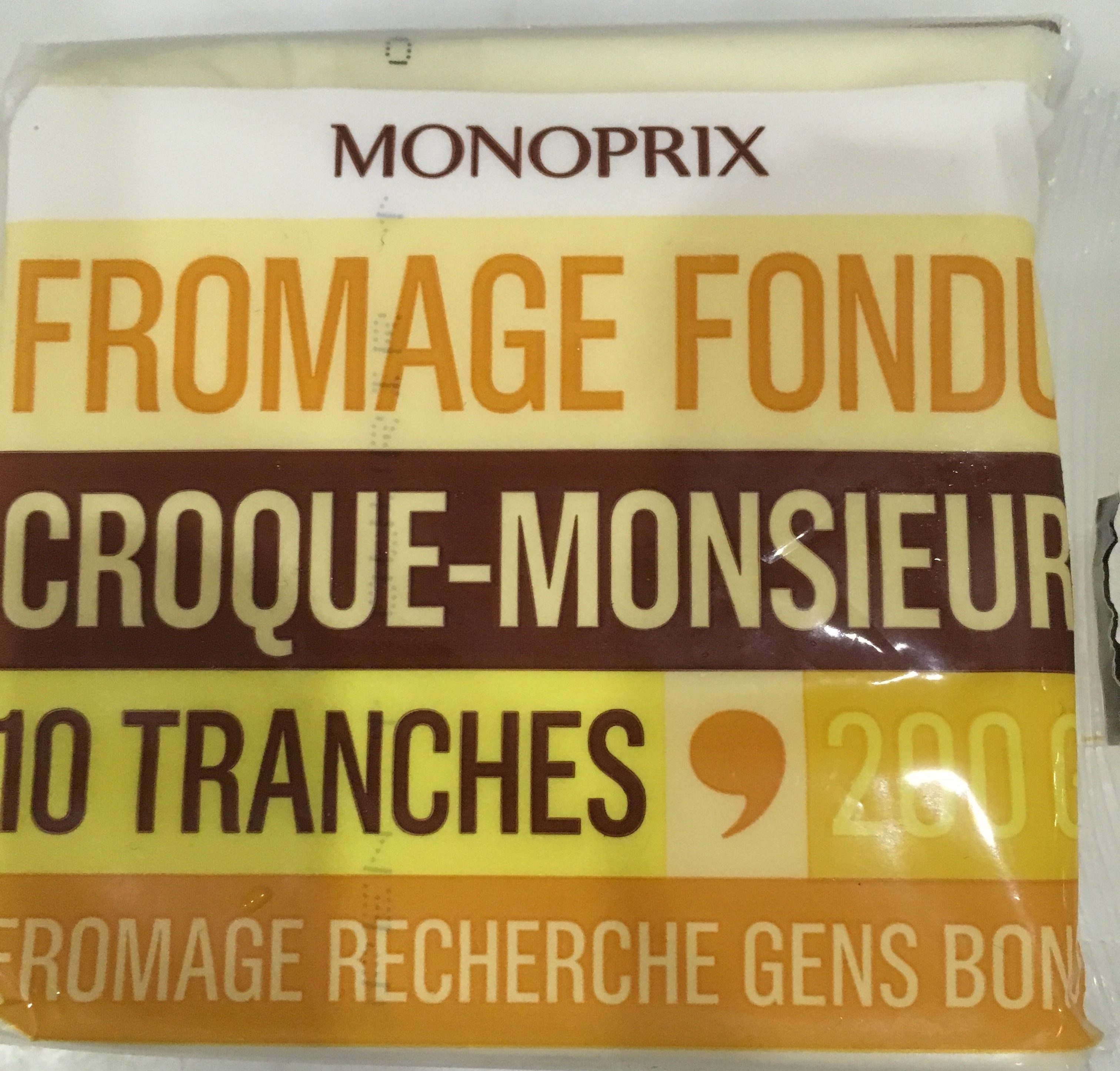 Fromage fondu croque monsieur - Produit - fr