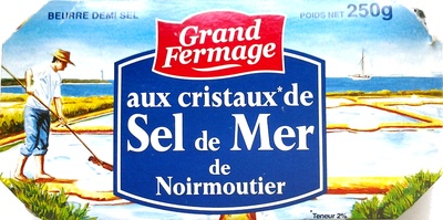 Beurre aux Cristaux de Sel de Mer de Noirmoutier - Produit - fr