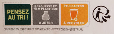 Porc au caramel Riz parfumé - Instruction de recyclage et/ou informations d'emballage - fr