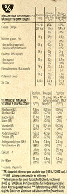 FITNESS Nature Céréales - Tableau nutritionnel - fr