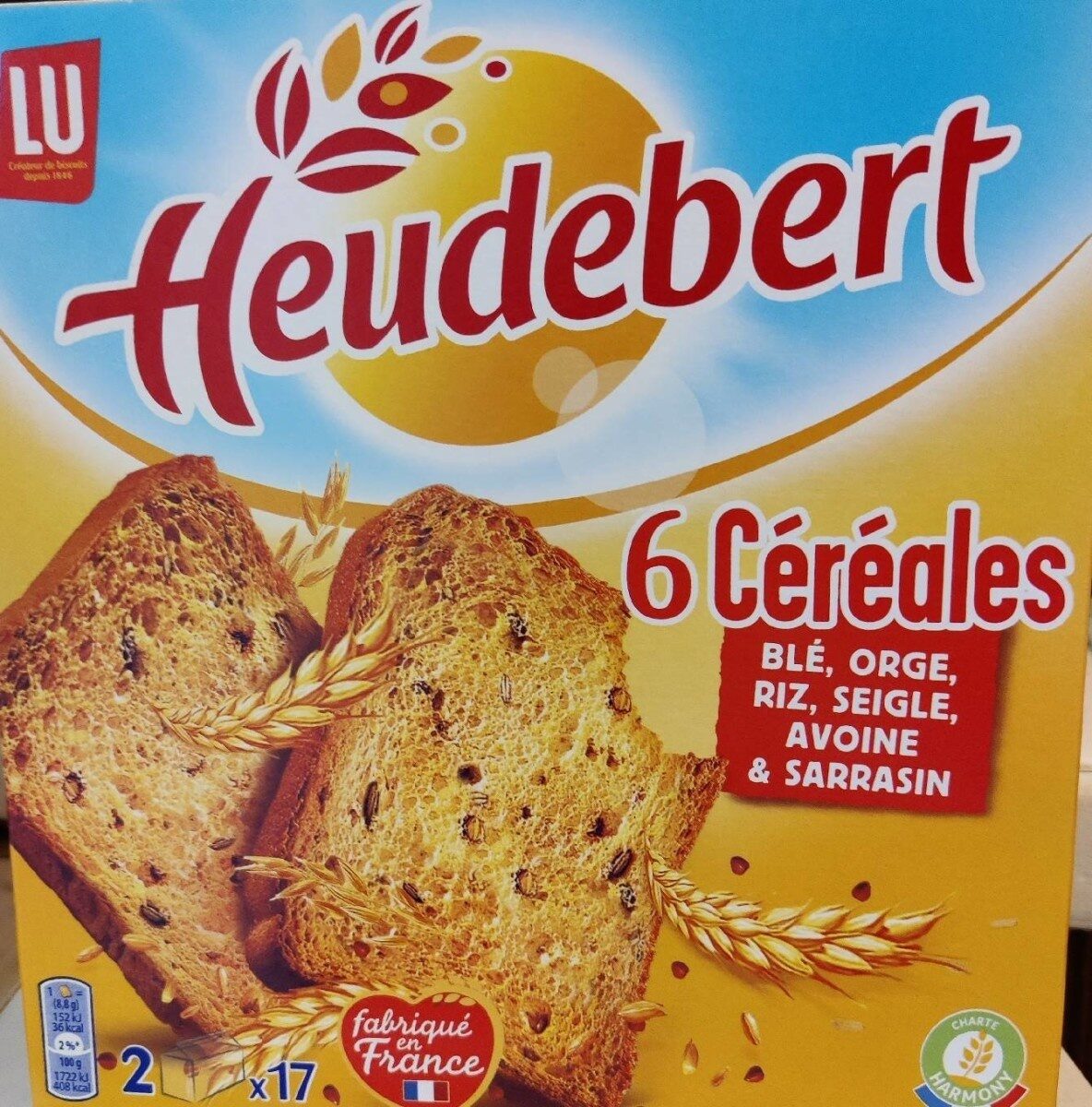 Biscottes 6 Céréales - Produit - fr
