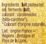 Paysan Breton - La Baguette Coupe - Ingrédients - fr