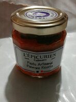 Pesto artisanal poivrons ricotta - Produit - fr