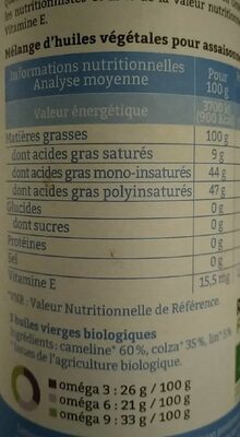 Oméga 3 Forté - Informations nutritionnelles - fr