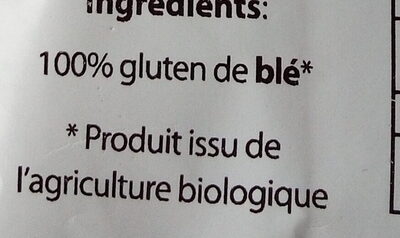 Gluten de blé - Ingrédients - fr