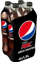 Pepsi Max 4 x 1,5 L - Produit - fr