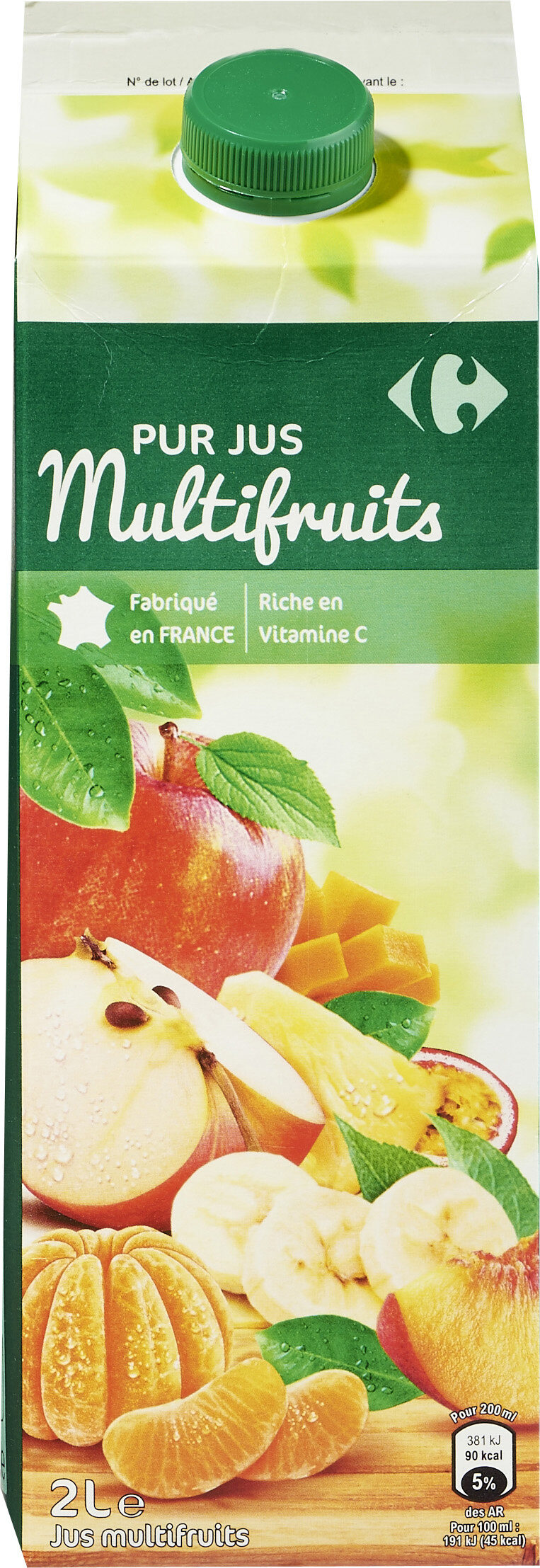 100% pur jus jus multifruits - Produit - fr