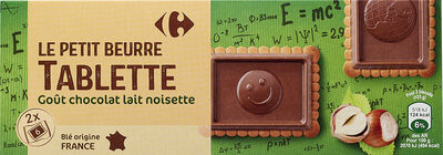 Les Tablettes GOÛT NOISETTE CHOCOLAT AU LAIT - Produit - fr
