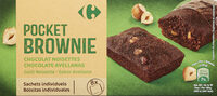 Brownie pocket chocolat et noisettes - Produit - fr