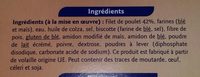 Nuggets de Poulet - Ingrédients - fr