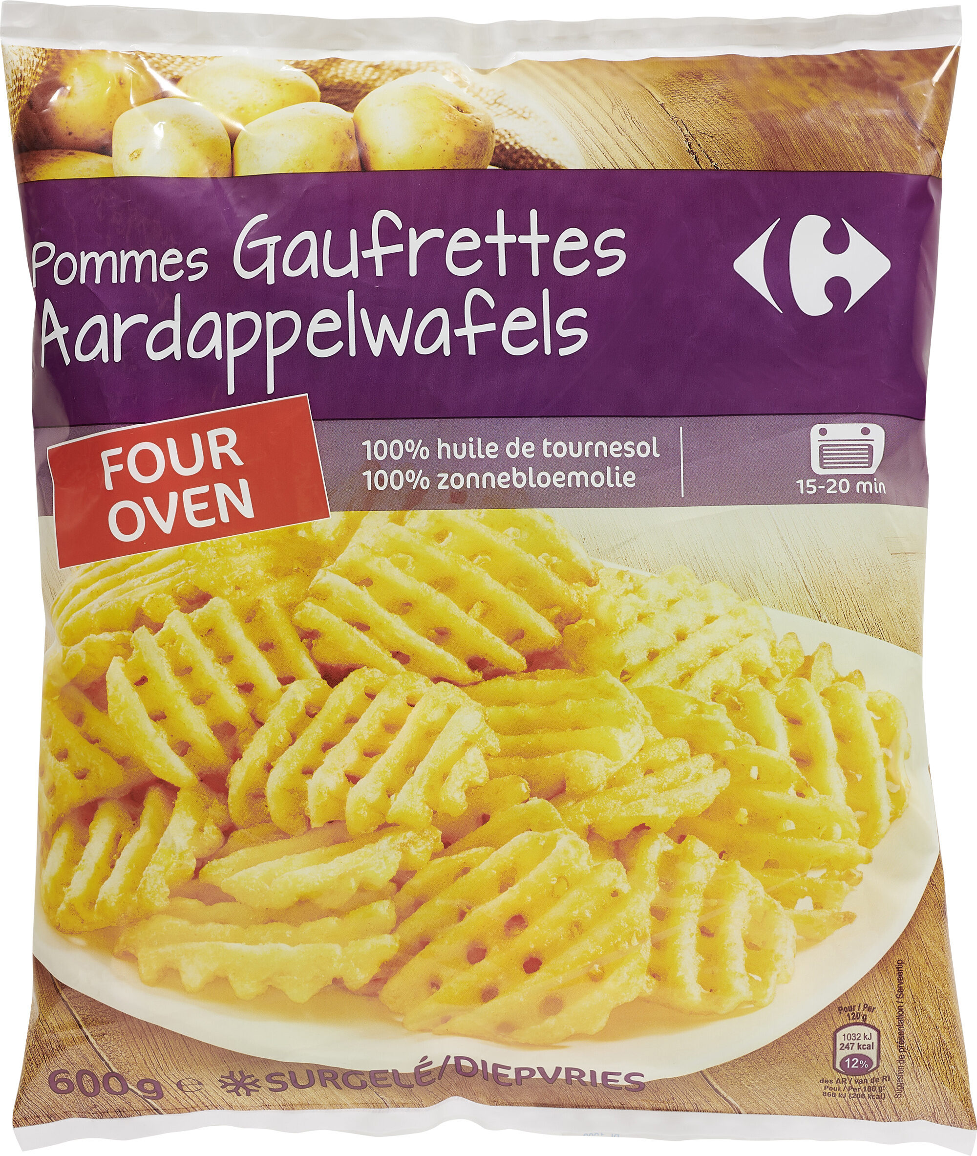 Pommes Gaufrettes - four - Produit - fr