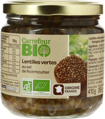 Lentilles vertes au sel de Noirmoutier - Produit - fr