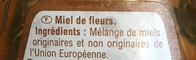 Miel de fleurs - Ingrédients - fr