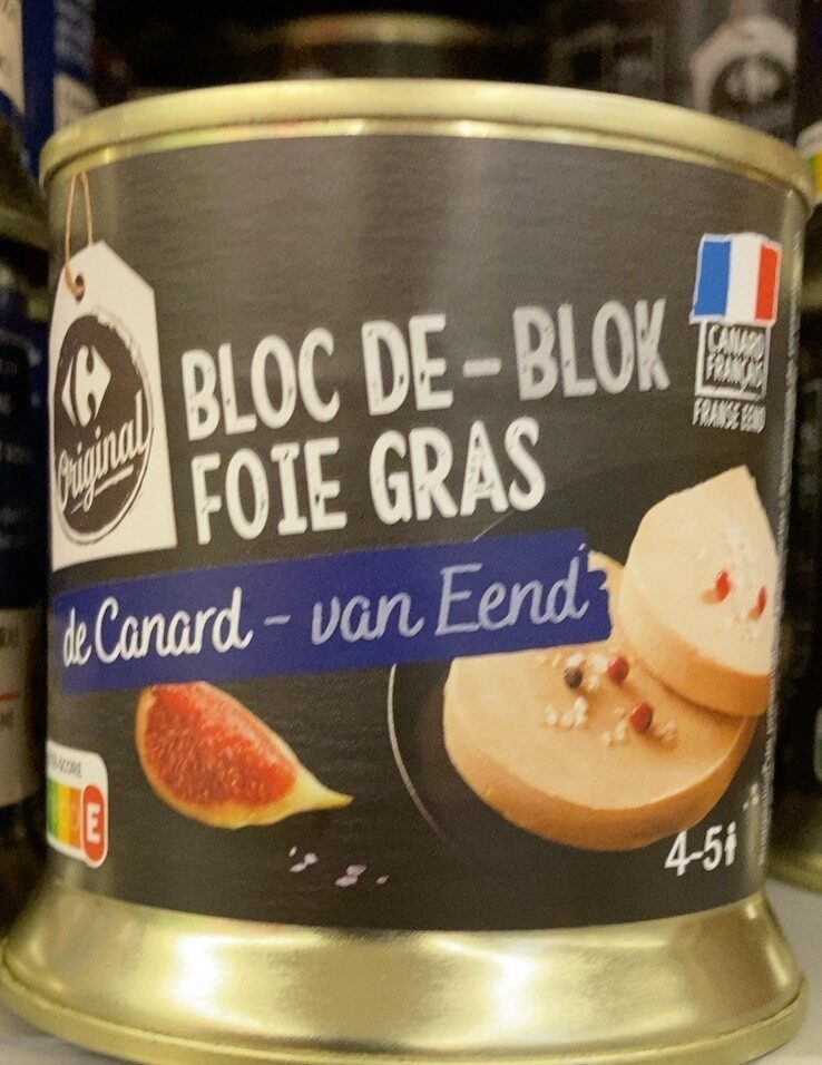 Bloc de Foie gras de Canard - Instruction de recyclage et/ou informations d'emballage - fr
