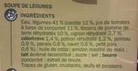 Velouté de 10 legumes - Ingrédients - fr