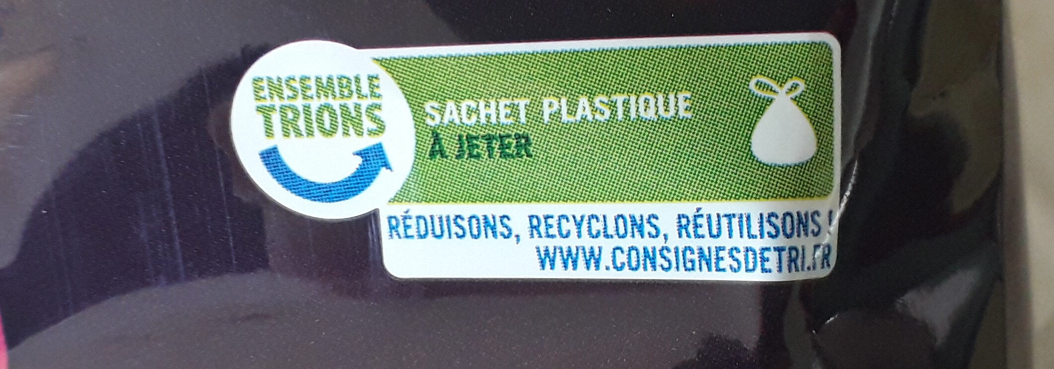 Riz basmati - Instruction de recyclage et/ou informations d'emballage - fr