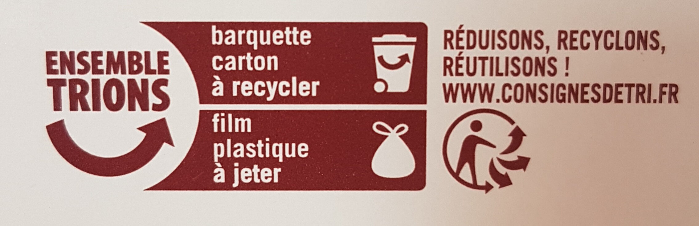 Brique de brebis - Instruction de recyclage et/ou informations d'emballage - fr