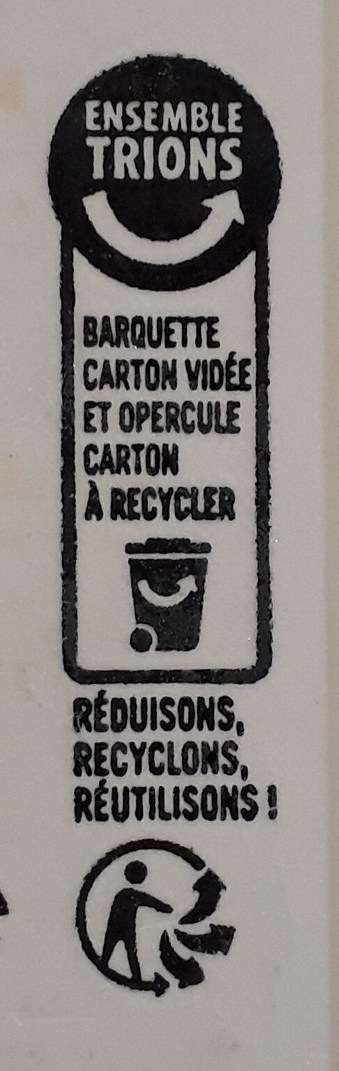 Hachis parmentier - Instruction de recyclage et/ou informations d'emballage - fr