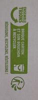 Boisson riz calcium - Instruction de recyclage et/ou informations d'emballage - fr