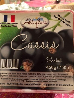 Sorbet cassis - Produit - fr