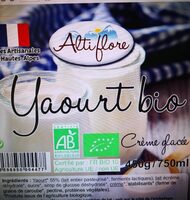 Crème glacée artisanale Bio Yaourt - Informations nutritionnelles - fr