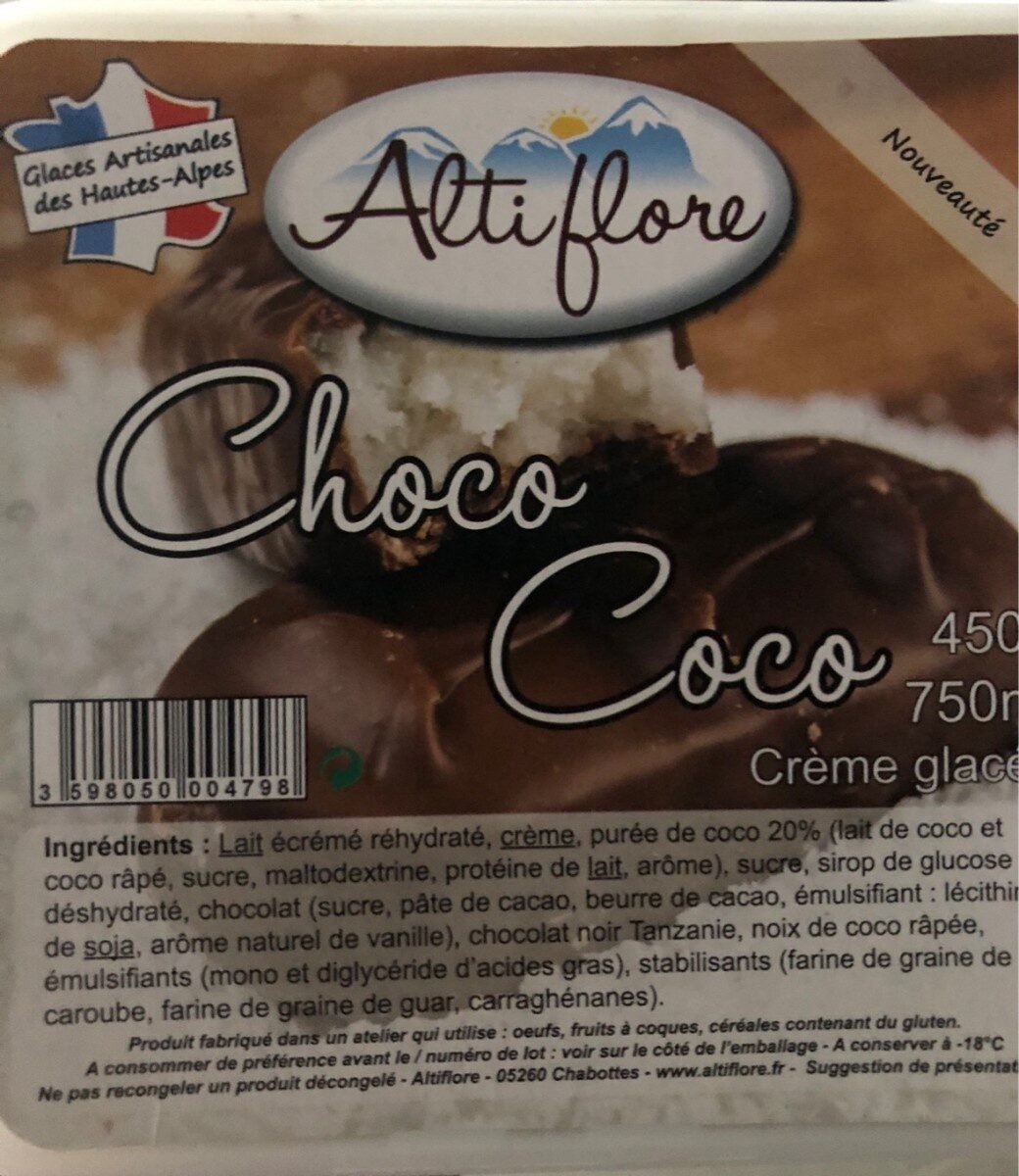 Glace Choco coco - Produit - fr