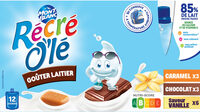 RÉCRÉ O'LÉ Caramel/Chocolat/Saveur Vanille 12x85g - Produit - fr