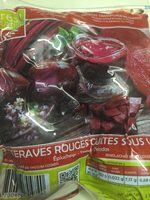 Betteraves rouges cuites sous vide - Ingrédients - fr