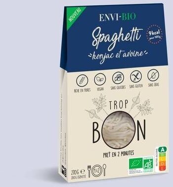 Spaghetti konjac et avoine - ENVI-BIO - 270 g - Produit - fr