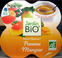 Dessert Biofruits Pomme Mangue - Produit - fr