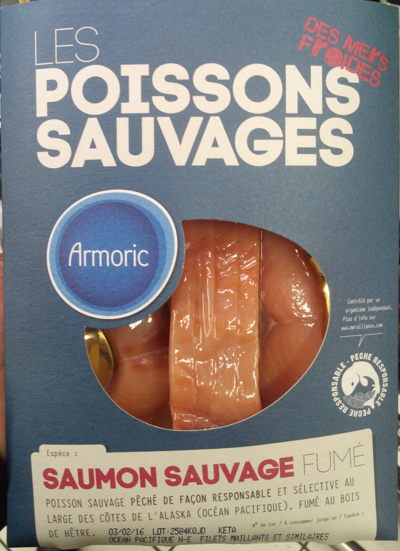 Armoric Saumon Sauvage Fumé - Produit - fr