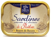 Sardines préparées à l'Ancienne à Poêler (Beurre de Baratte) - Produit - fr