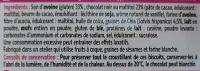 Biscuits nappés de chocolat - Ingrédients - fr