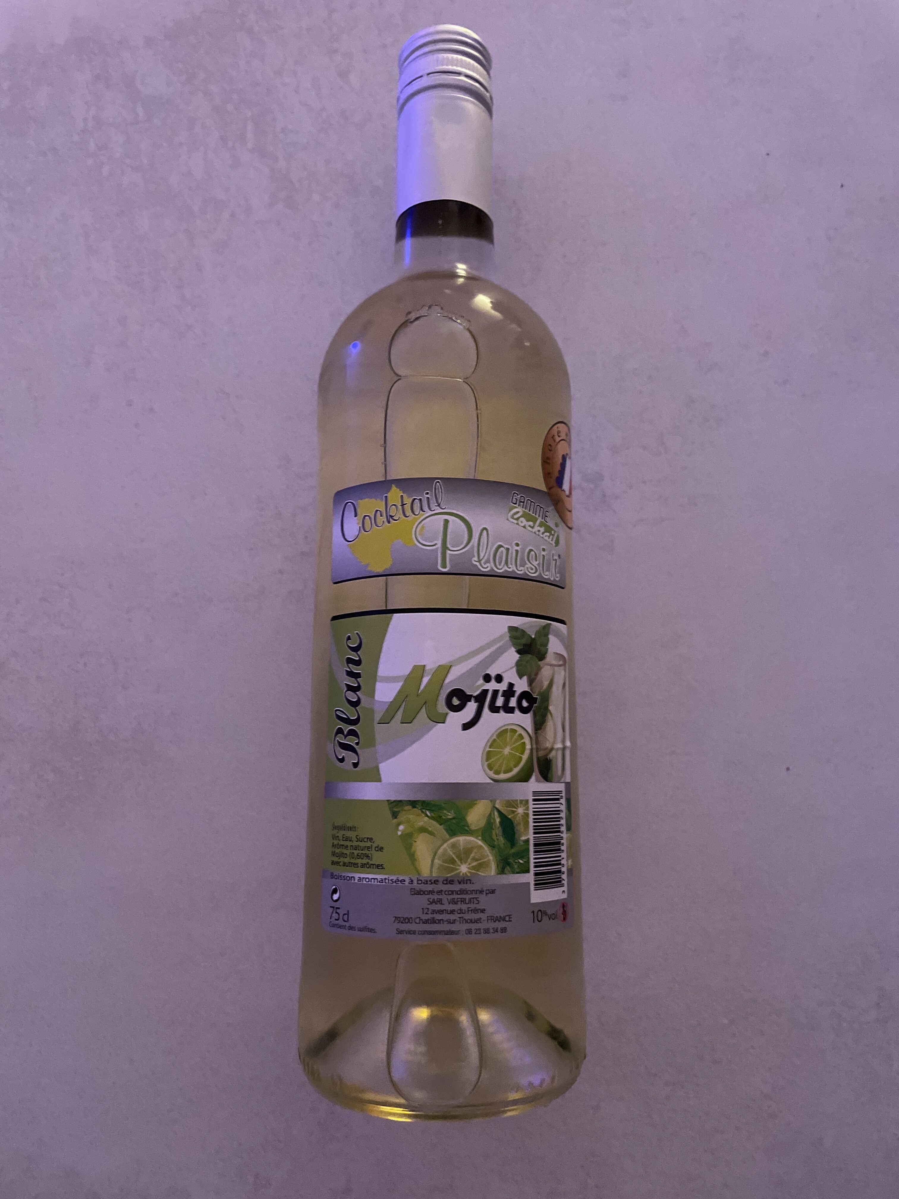 Vin blanc mojito - Produit - fr