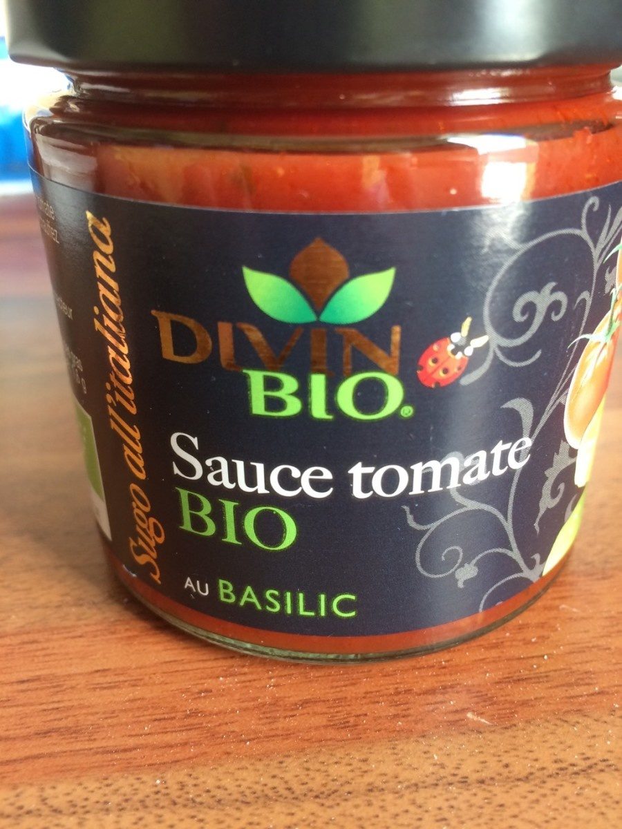 Sauce tomate bio au basilic - Produit - fr