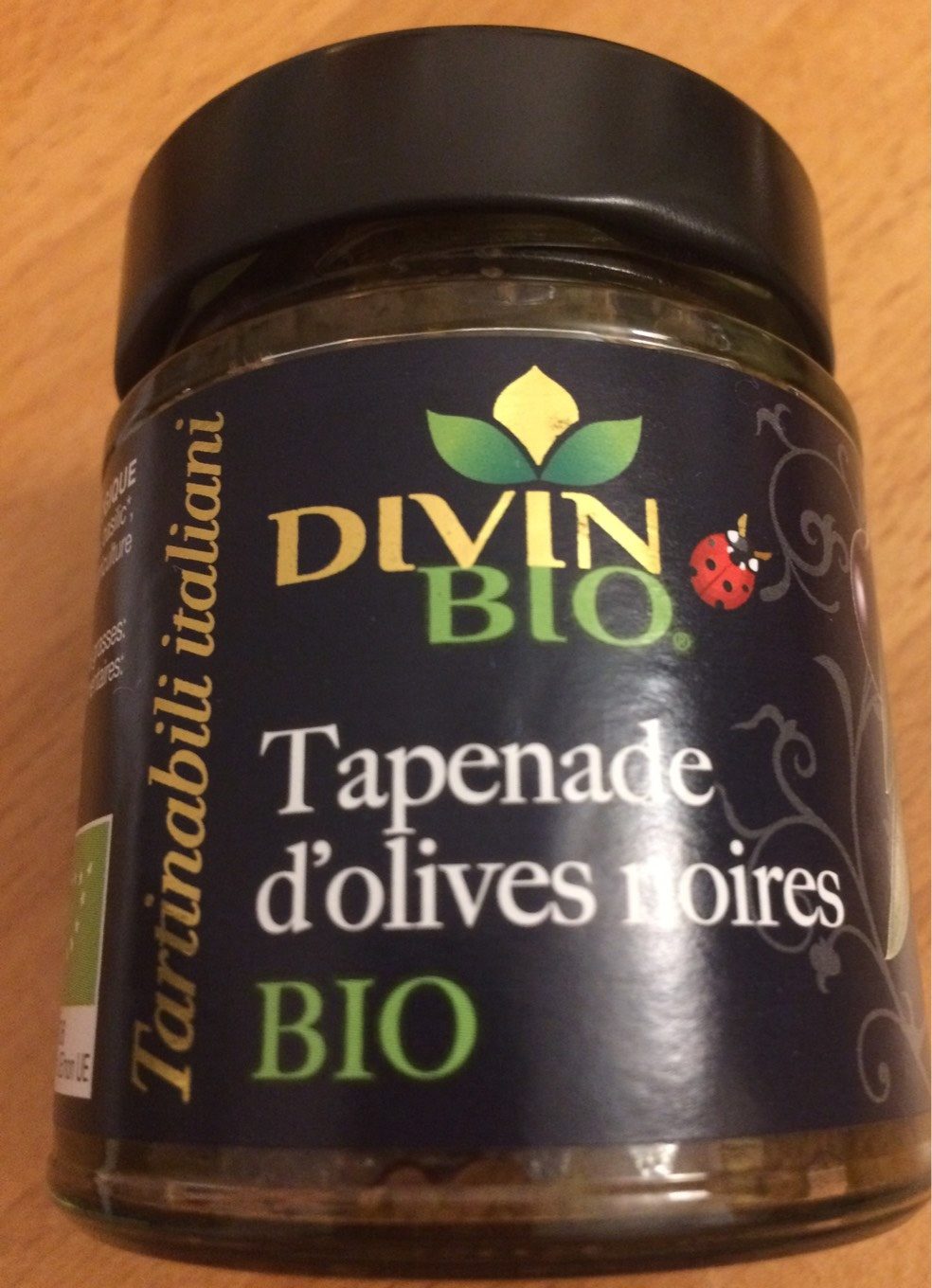 Tapenade d’olives noires bio - Produit - fr