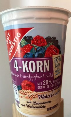 4-Korn Fettarmer Fruchtjoghurt Mild - Produit - fr