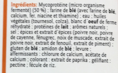 Panés Poivre et Épices - Ingrédients - fr