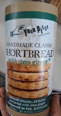 Handmade Classic Shortbread with Stem Ginger - Produit - fr