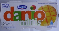 Danio minis (0 % MG) Mangue - Produit - fr