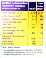 Instant soup' poireau - Informations nutritionnelles - fr