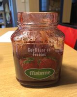 Confiture De Fraises, 450 Grammes, Marque Materne - Informations nutritionnelles - fr
