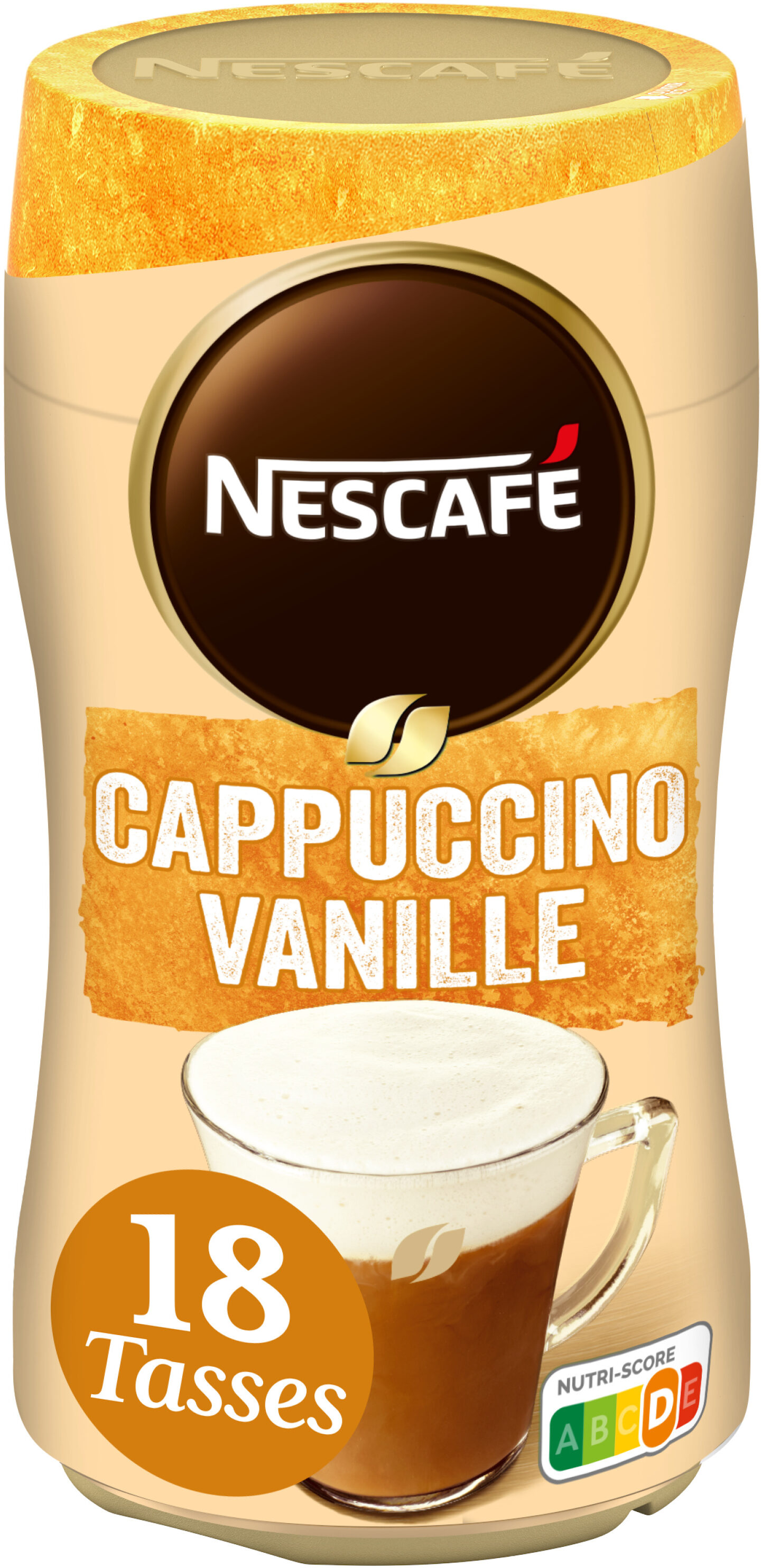 NESCAFÉ Cappuccino Vanille, Café soluble, Boîte de 310g - Produit - fr