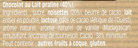 NESTLE DESSERT Praliné 2 x 170g - Ingrédients - fr