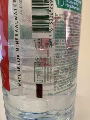 VITTEL eau minérale naturelle 1,5L - Instruction de recyclage et/ou informations d'emballage - fr
