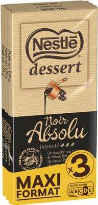 NESTLE DESSERT Noir Absolu 3x170g - Produit - fr