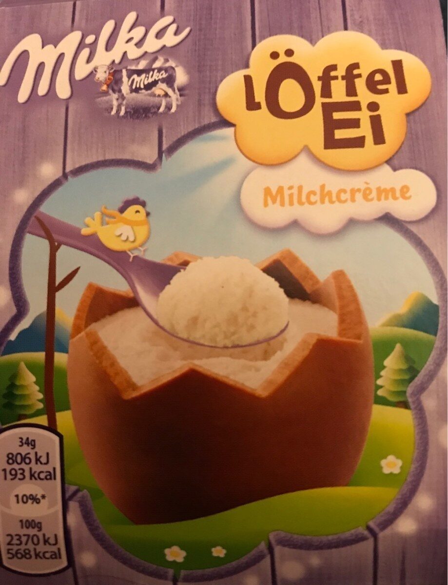 Löffel Ei Milchcrème - Produit - fr