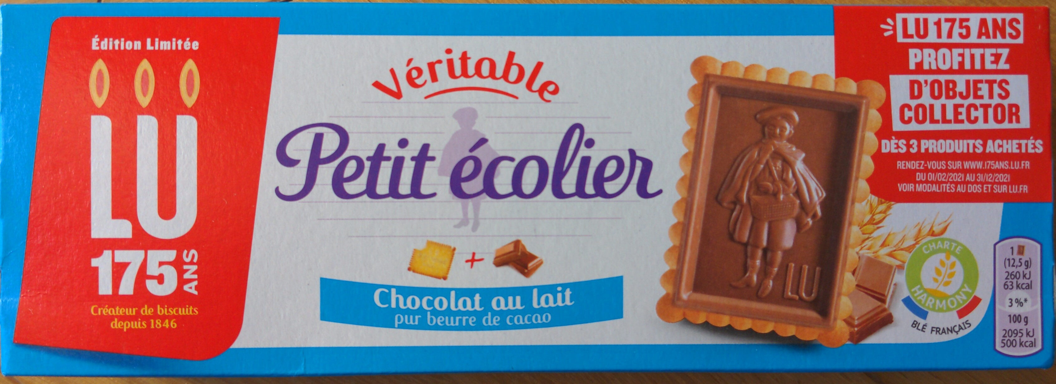 Véritable Petit Écolier Chocolat au Lait - Produit - fr